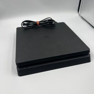 Sony PlayStation 4 Slim 500GB Working Black Console with Power Cable & HDMI Only